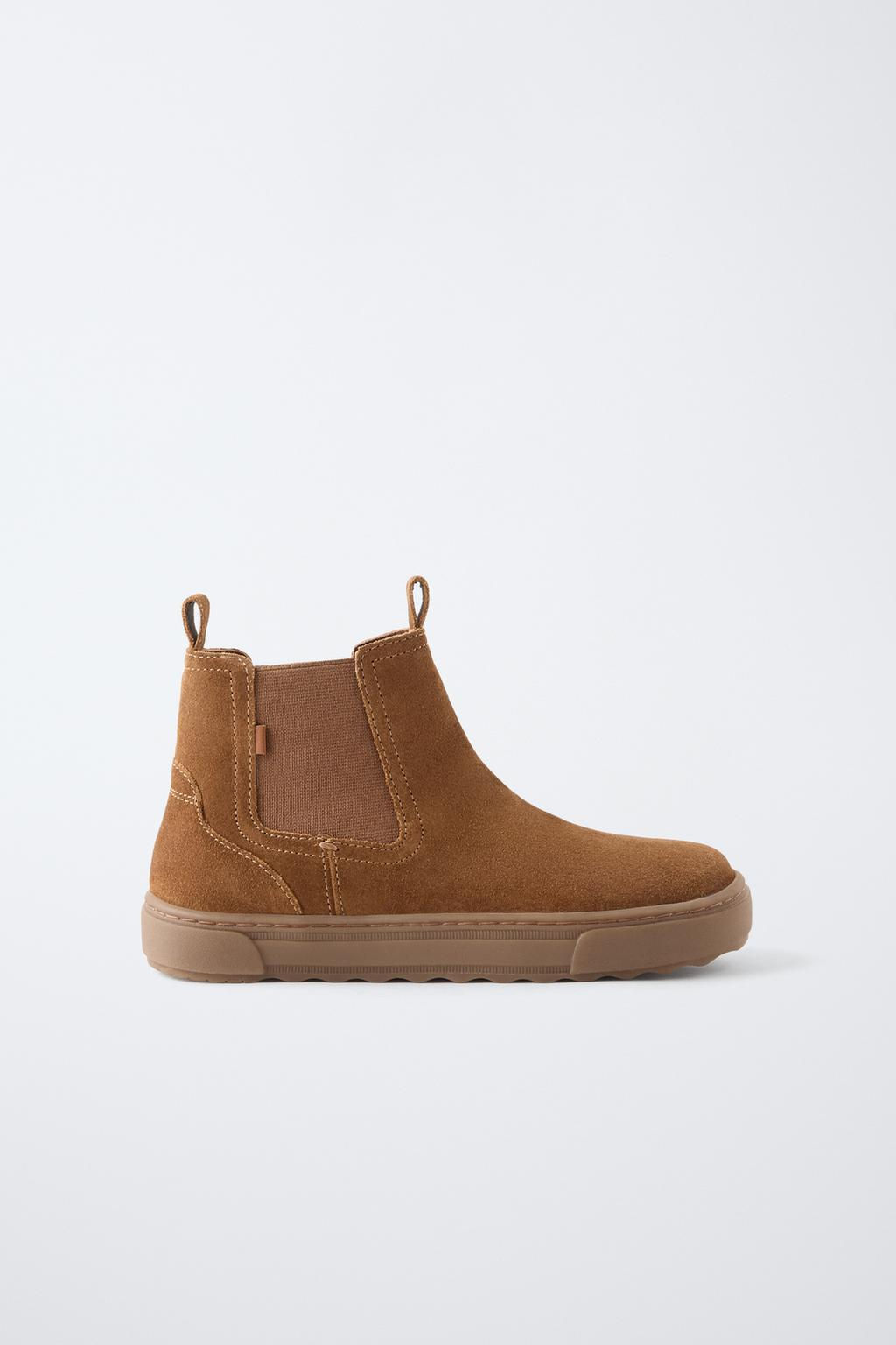 LEATHER CHELSEA BOOTS - Zara фото 2