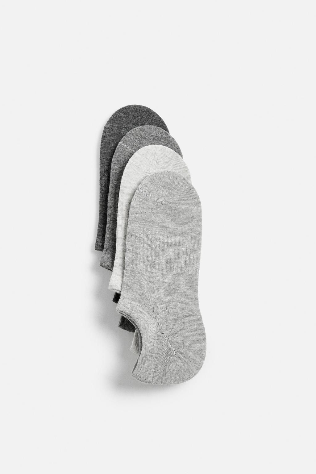 4-PACK OF NO-SHOW SOCKS - Zara фото 5