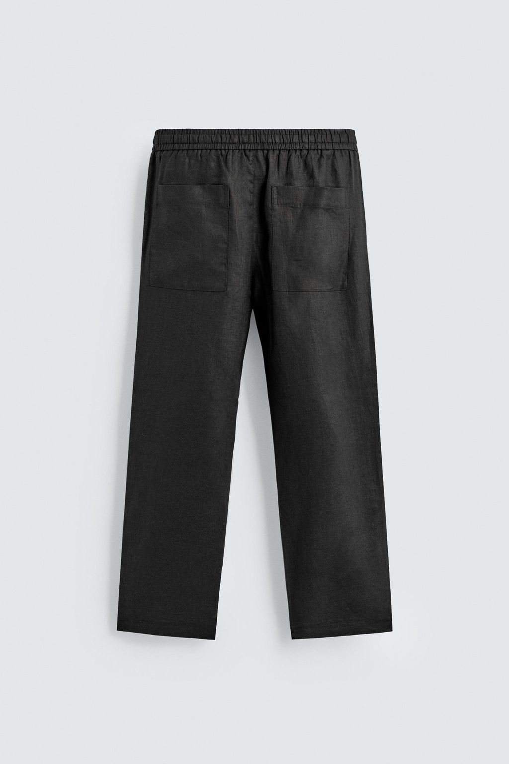 PANTAL?N RELAXED FIT 100% LINO / Negro - Zara фото 7