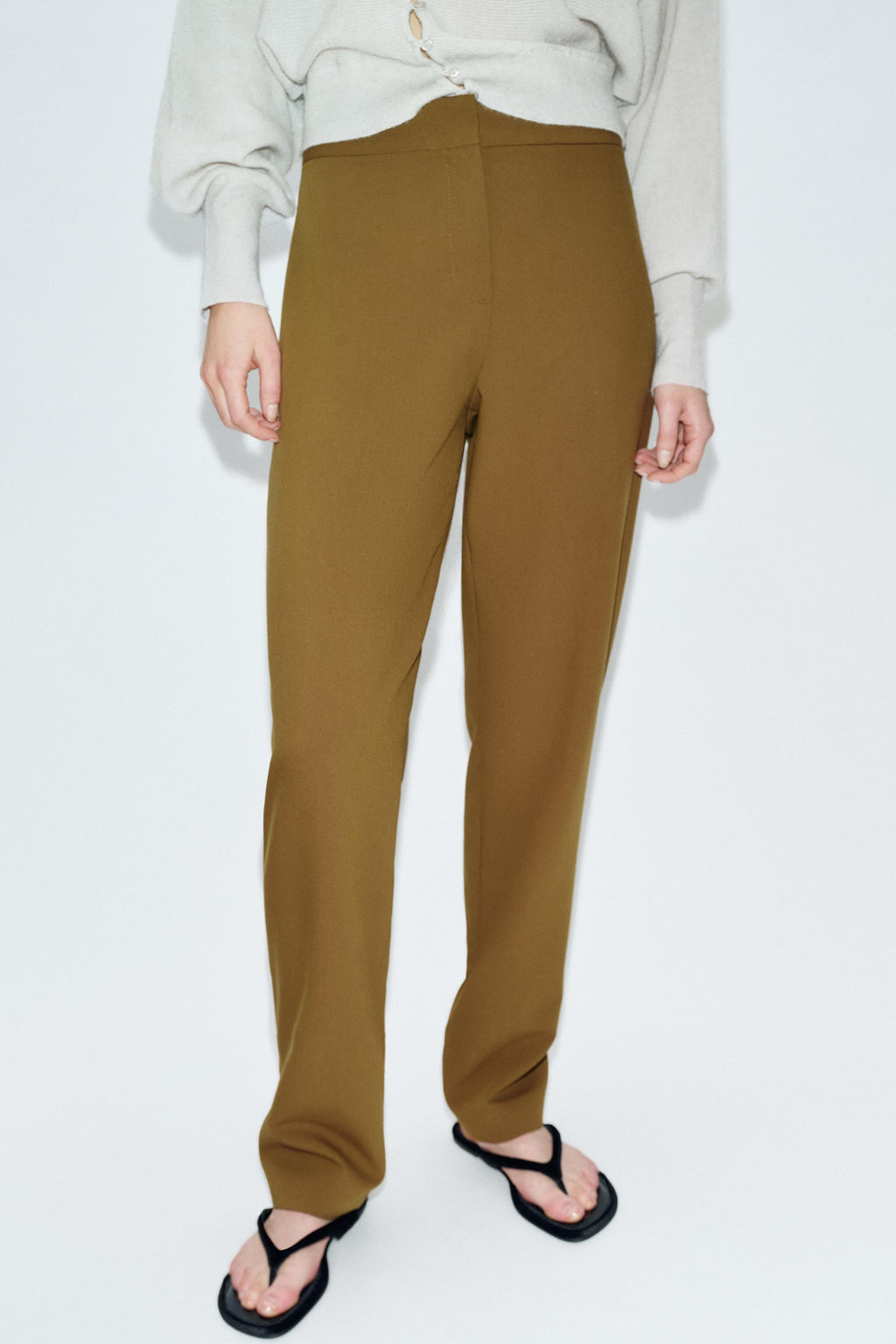 TROUSERS WITH ADJUSTABLE HEM - Zara фото 6