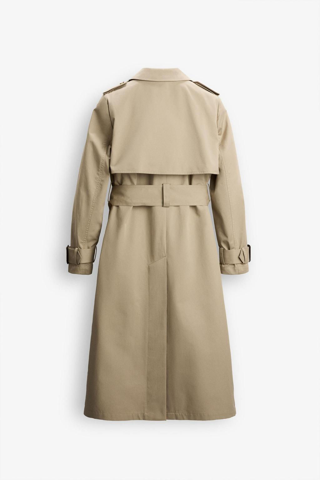 ZW COLLECTION WATER-REPELLENT TRENCH COAT - Zara фото 14