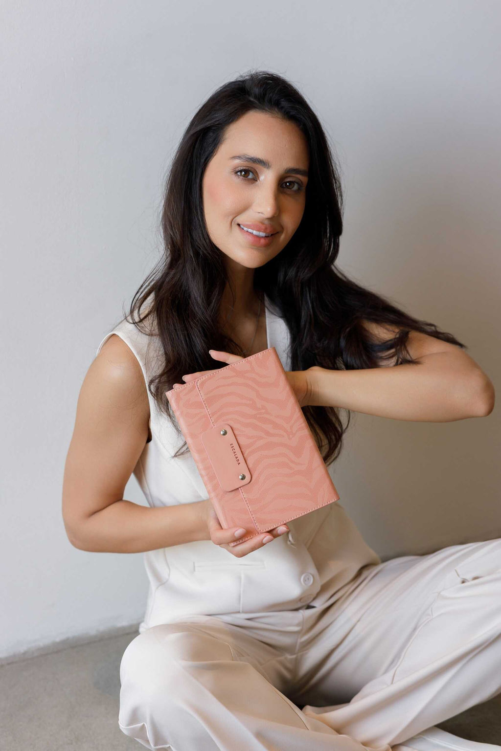 Ежедневник недатированный ESCALADA, А5, 160 л., арт. 63989/ 15 МАТЛАССЕ ПЕПЕЛЬНО-РОЗОВЫЙ  фото 3