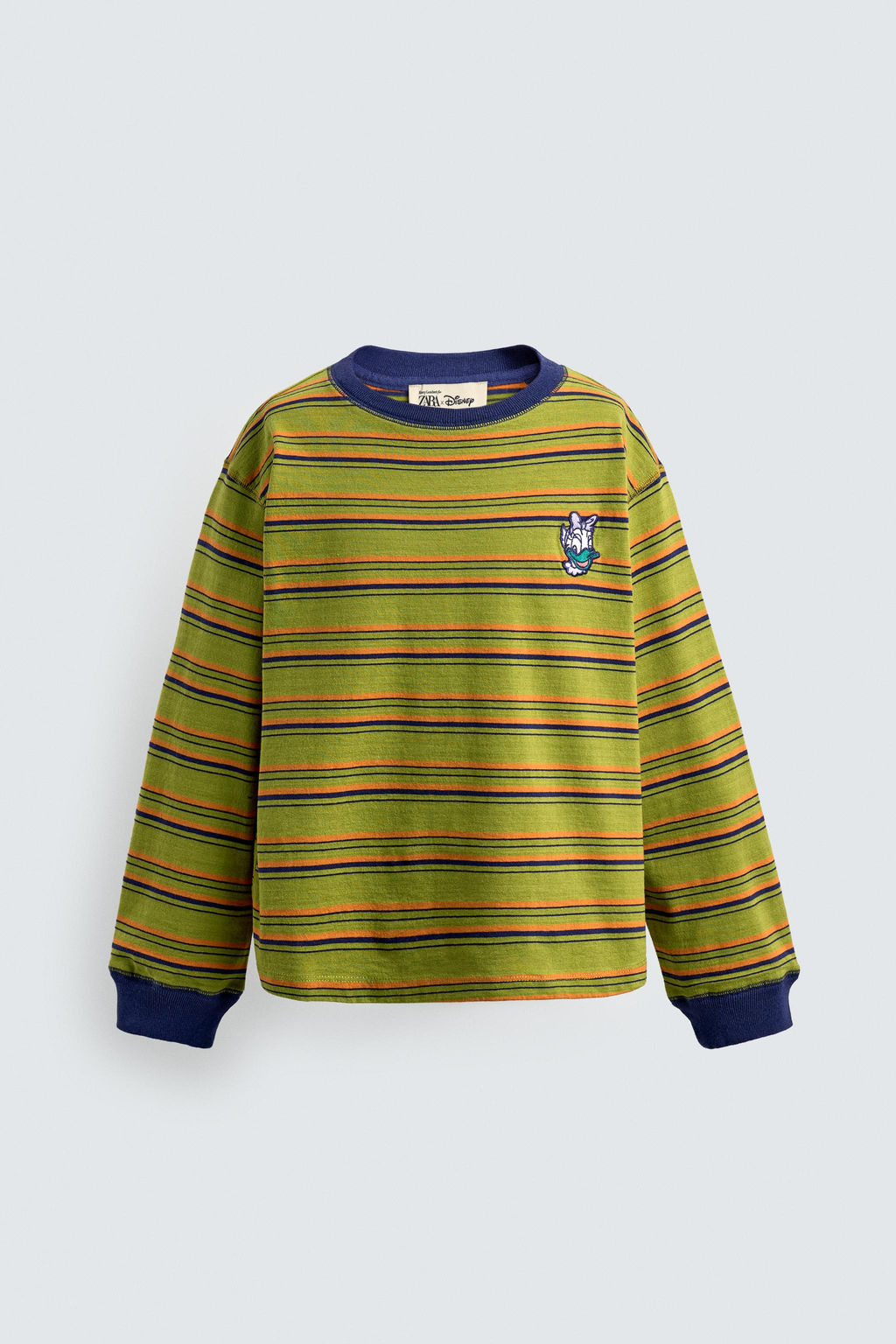 DAISY DUCK PATCH STRIPED T-SHIRT HARRY LAMBERT FOR ZARA X DISNEY