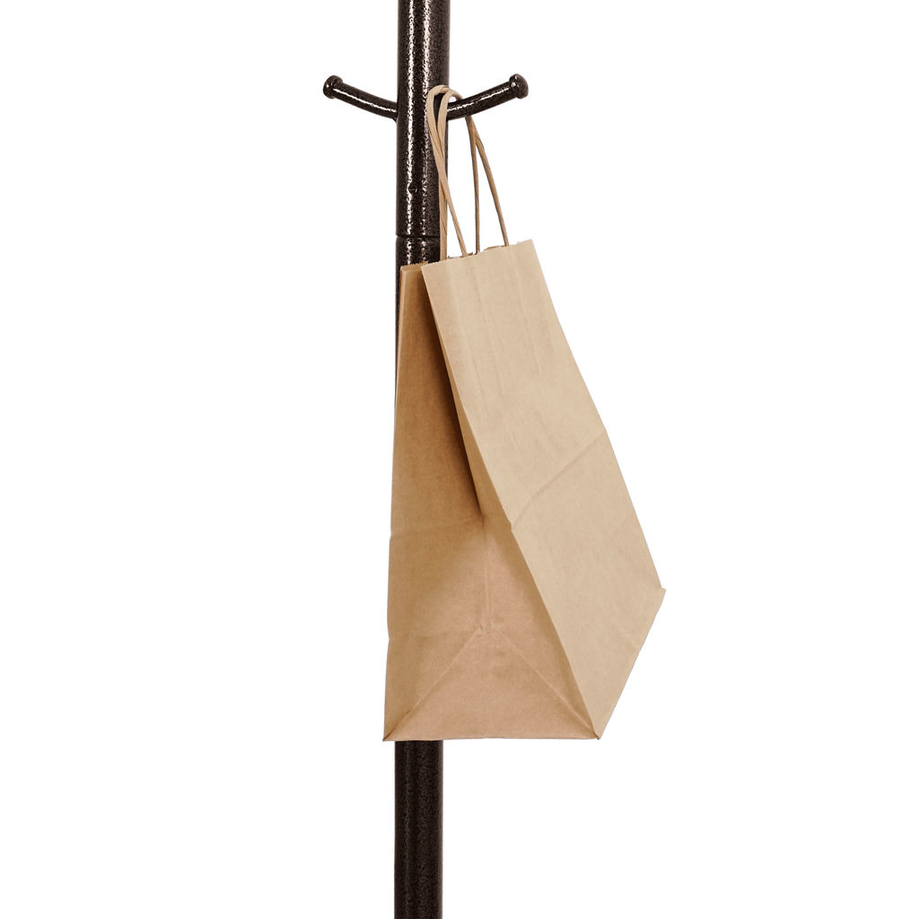 Вешалка-стойка металл. "Корона" 63х182см (10 рожков, антик/коричневый)