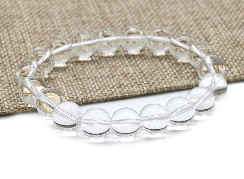 Браслет шарик 10мм из хрусталя