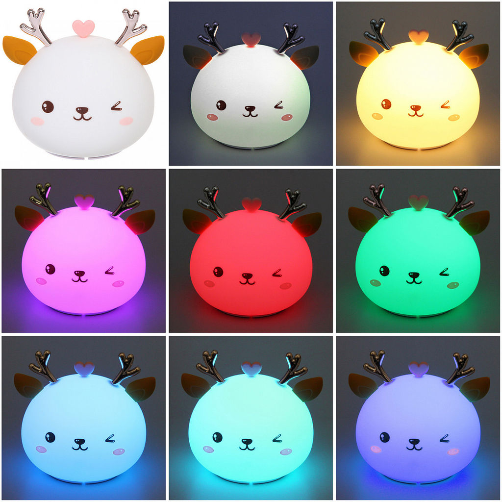 Ночник "Сute deer" 13,5*11,8*12,8 см USB 0.45w 5 v