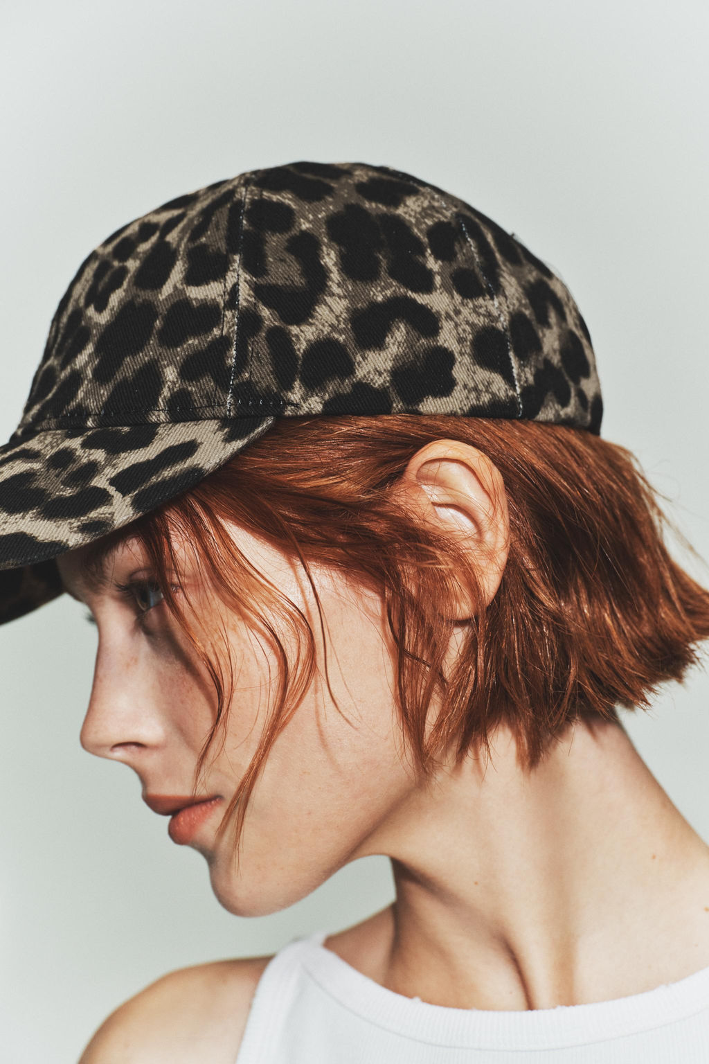 ANIMAL PRINT TWILL CAP