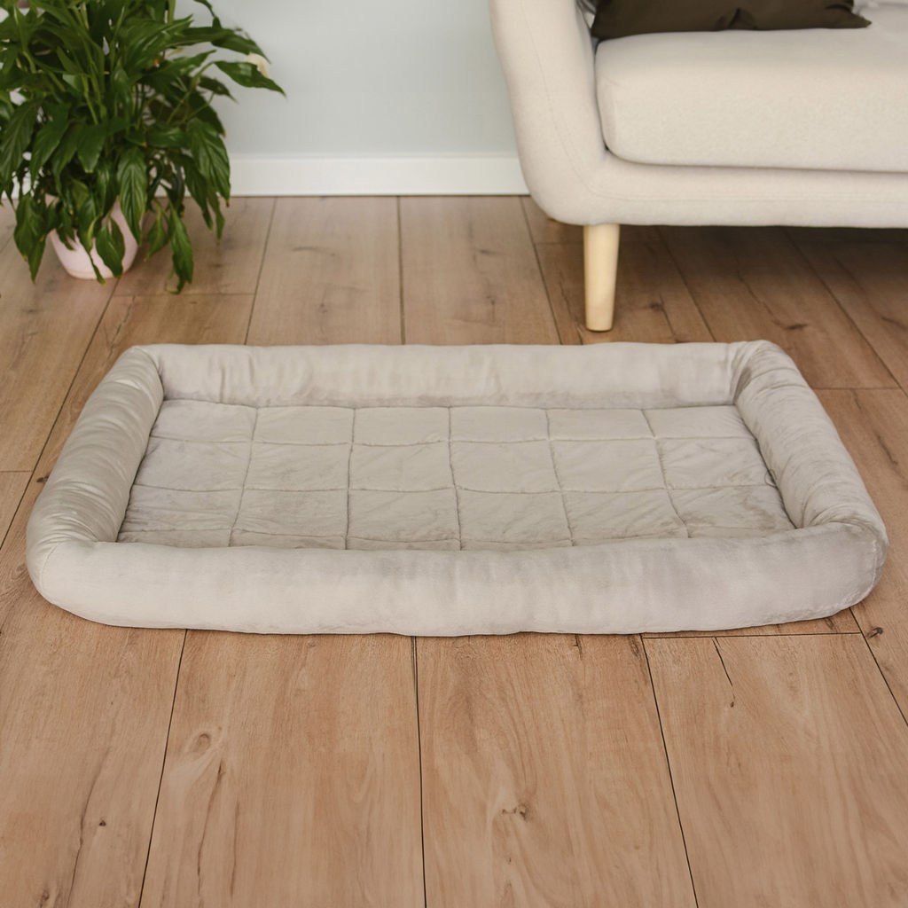 Лежанка прямоуг.с валиком 100*70*10см (9545) серый №6 99ред99 9545сер 9545сер