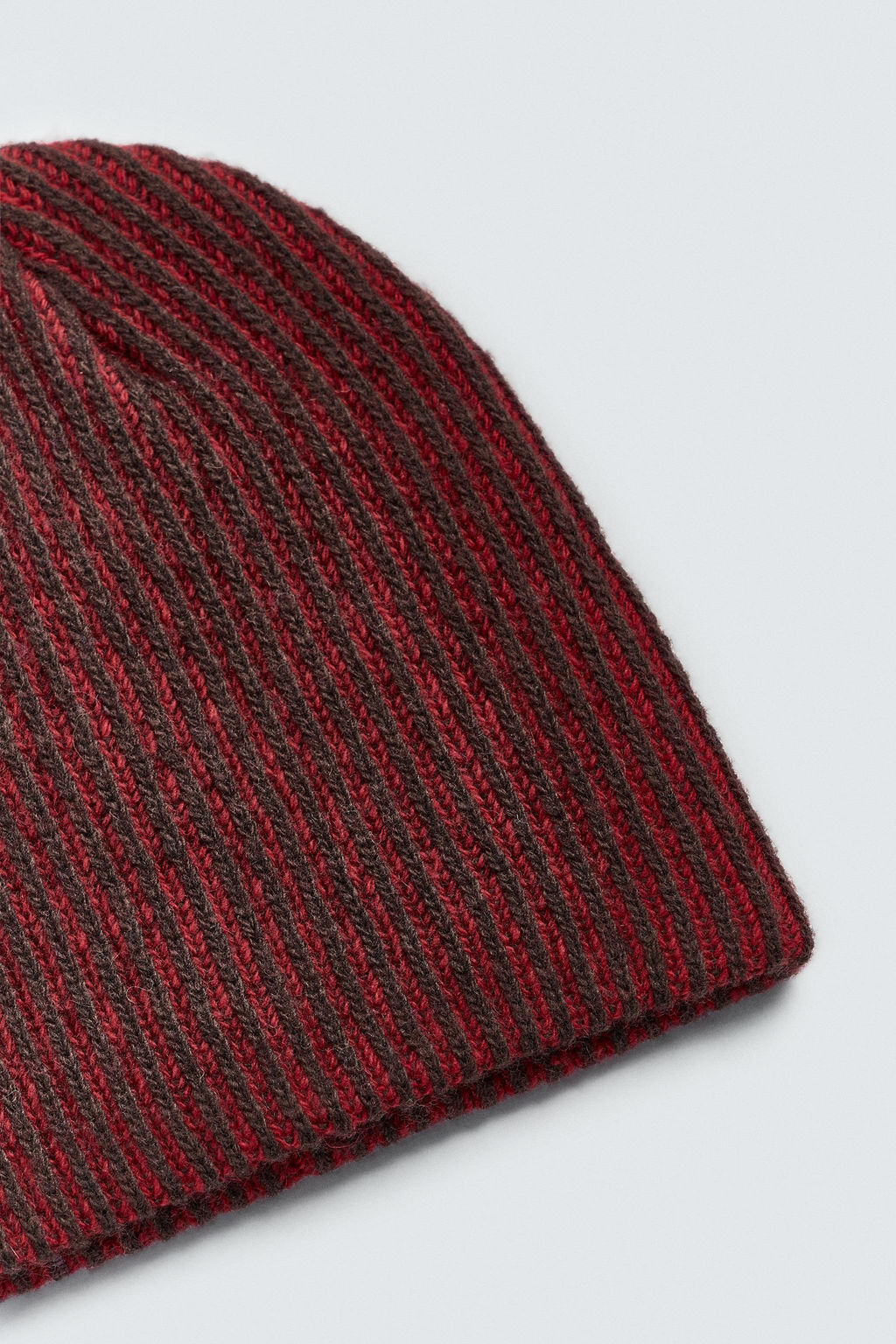 GORRO BEANIE CON LANA AARON LEVINE X ZARA / Rojo  фото 5