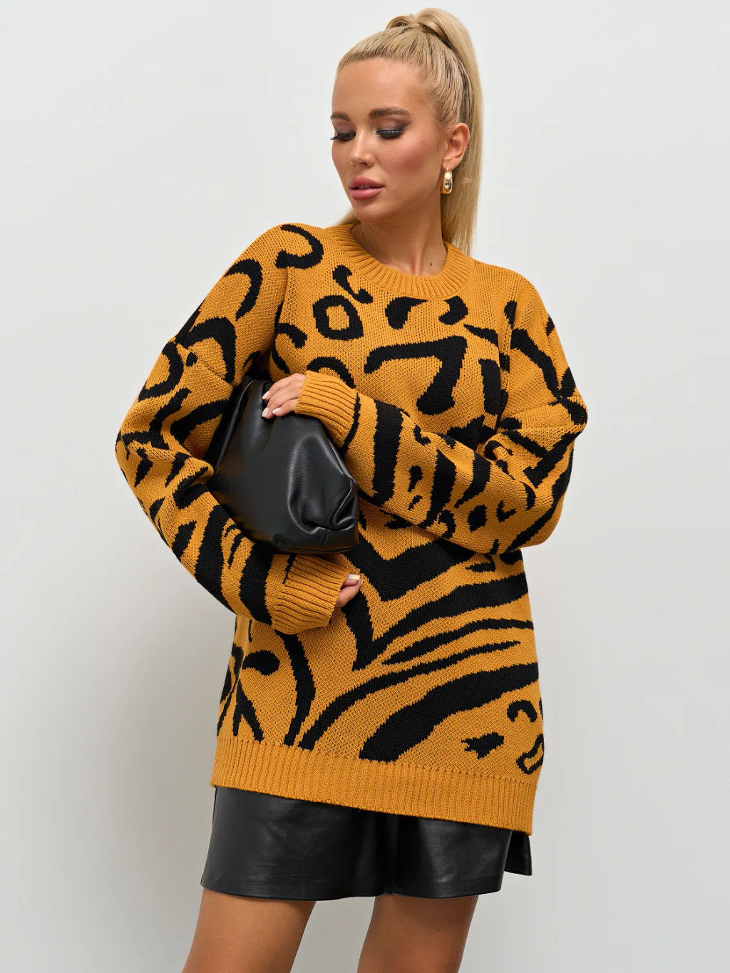 JETTY Туника вязаная оверсайз  фото 6