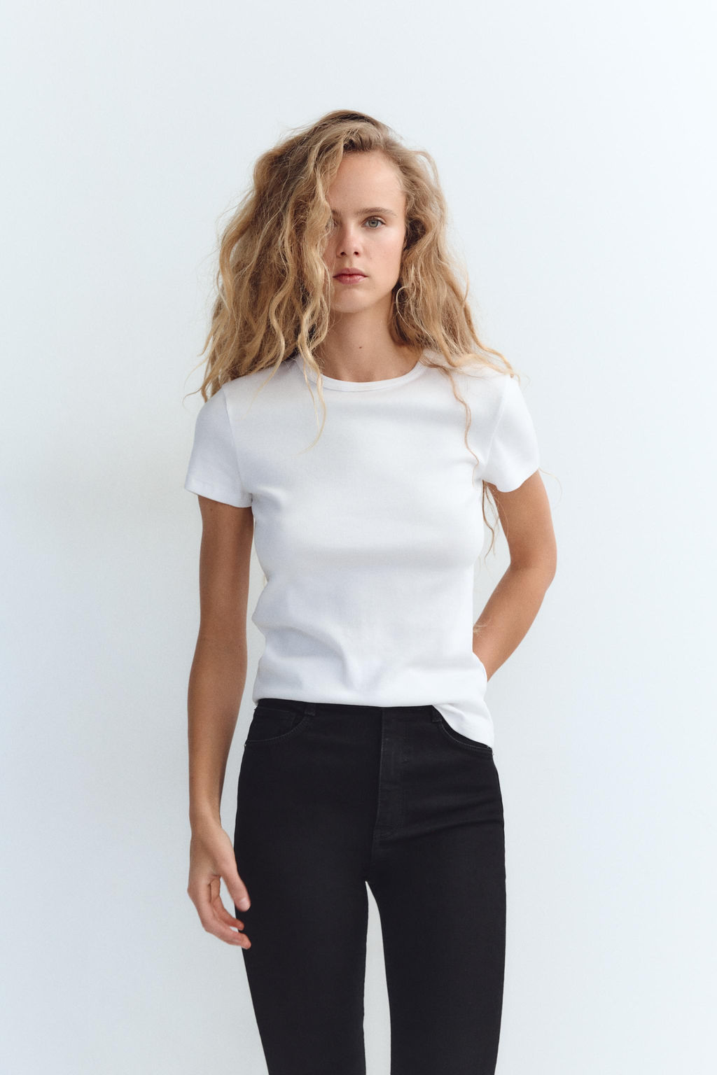 TRF HIGH-WAIST SKINNY JEANS - Zara фото 19