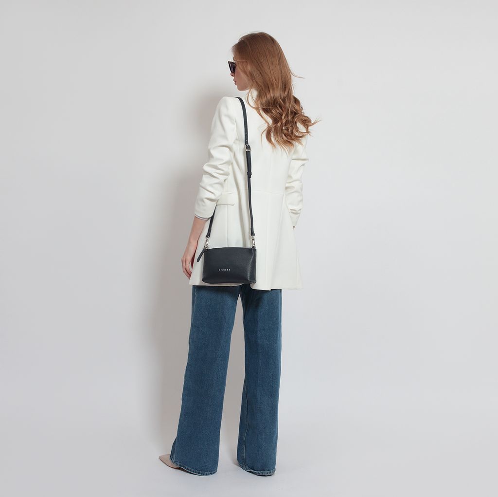 Женская кожаная сумка Richet 2830LN 357 Синий(s)  фото 7