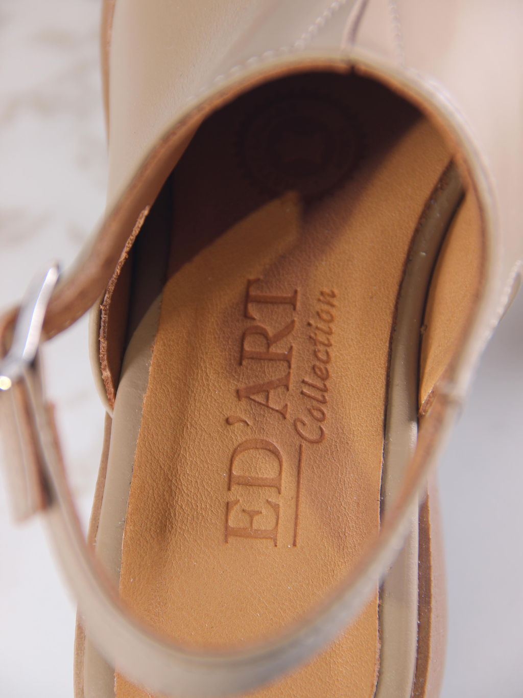 Босоножки 5133.23663be.Круассан майами+коричневый