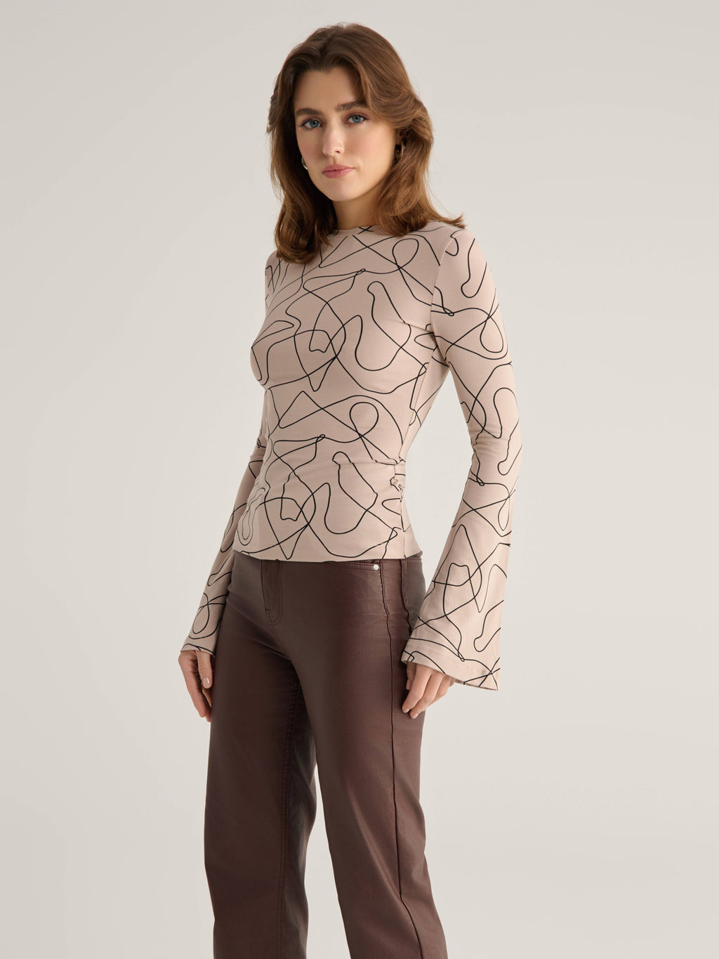 ESLI Джемпер BNH2BRD (MM) beige-lines - Conte elegant фото 2