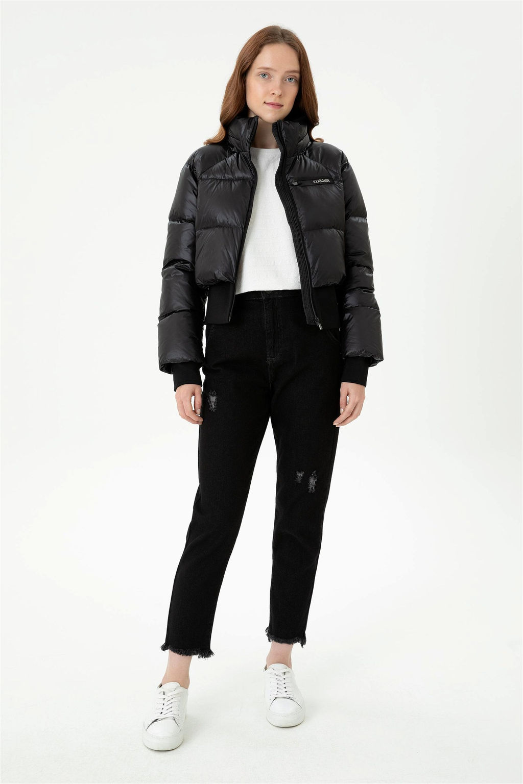 Женское черное пальто - U.s. polo assn фото 11