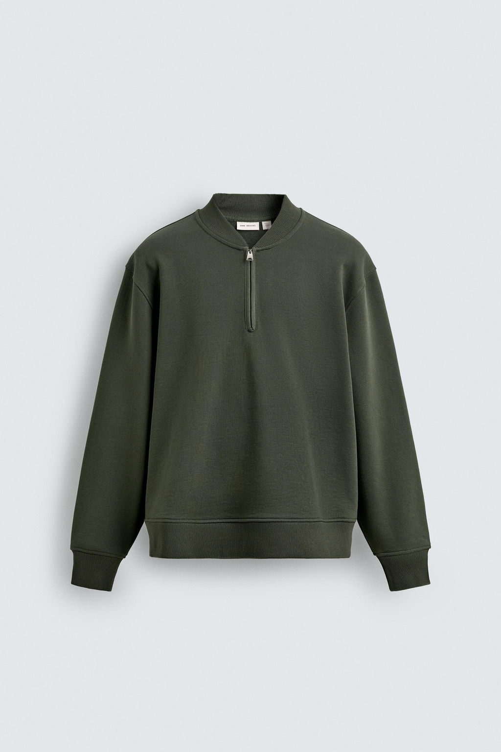 QUARTER-ZIP SWEATSHIRT - Zara фото 7
