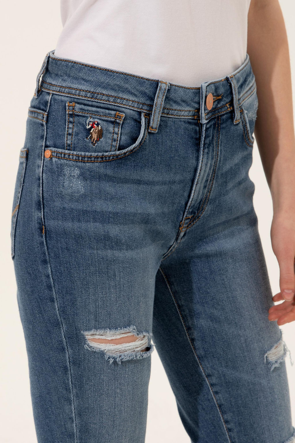 Kad_n A__k Mavi Jean Pantolon - U.s. polo assn фото 5