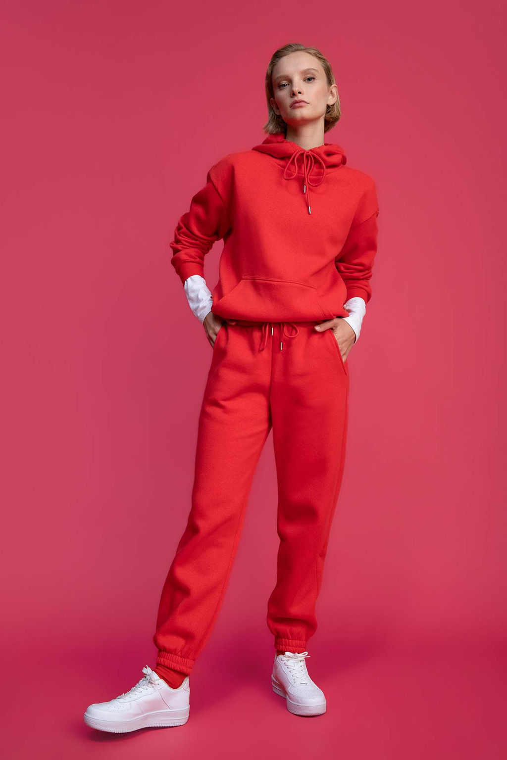 Kal?n Jogger Esofman Alt? Beli Pacas? Lastikli Bagc?kl? Cepli - Defacto фото 4