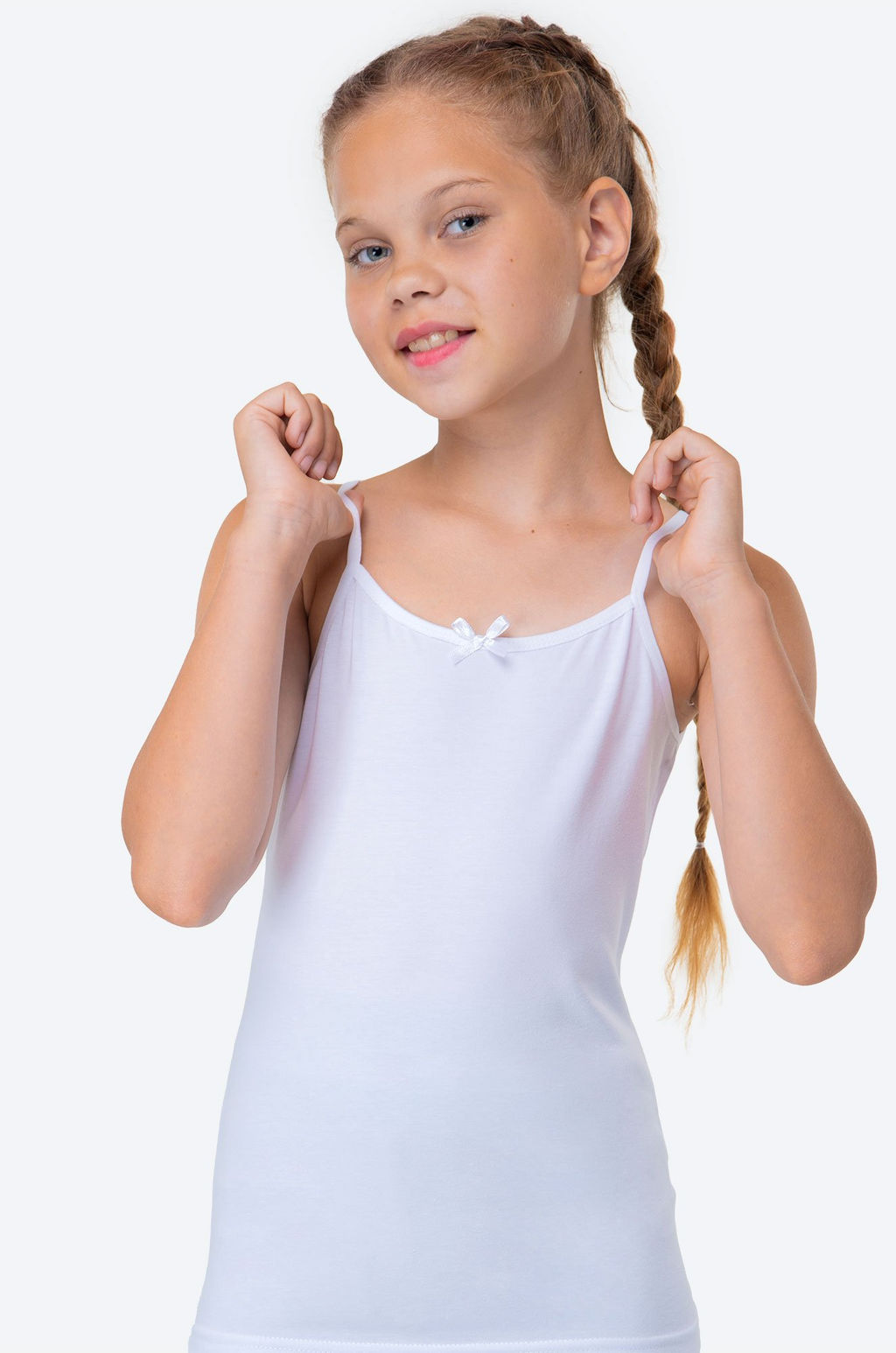 Майка на бретелях для девочки Happy Fox  фото 4