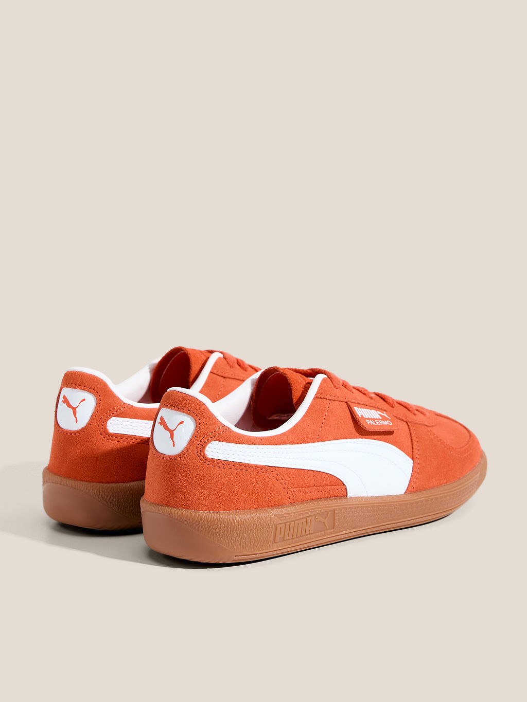 Детские кеды PUMA Palermo Jr Артикул 4587557, оранжевый