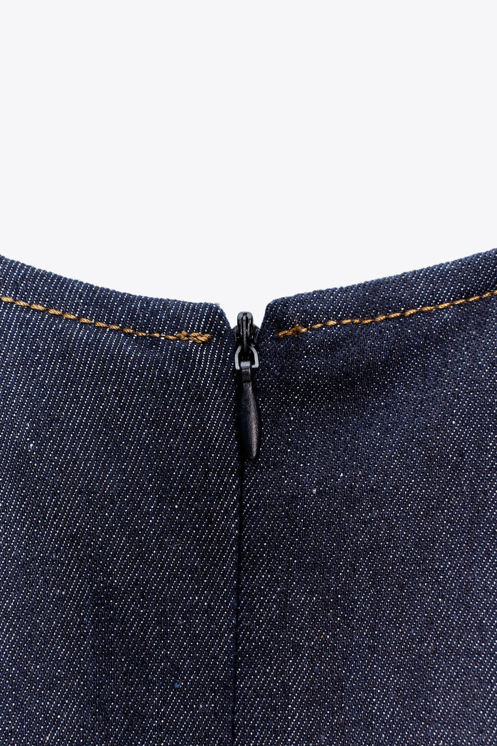 ZW COLLECTION LONG DENIM DRESS - Zara фото 6