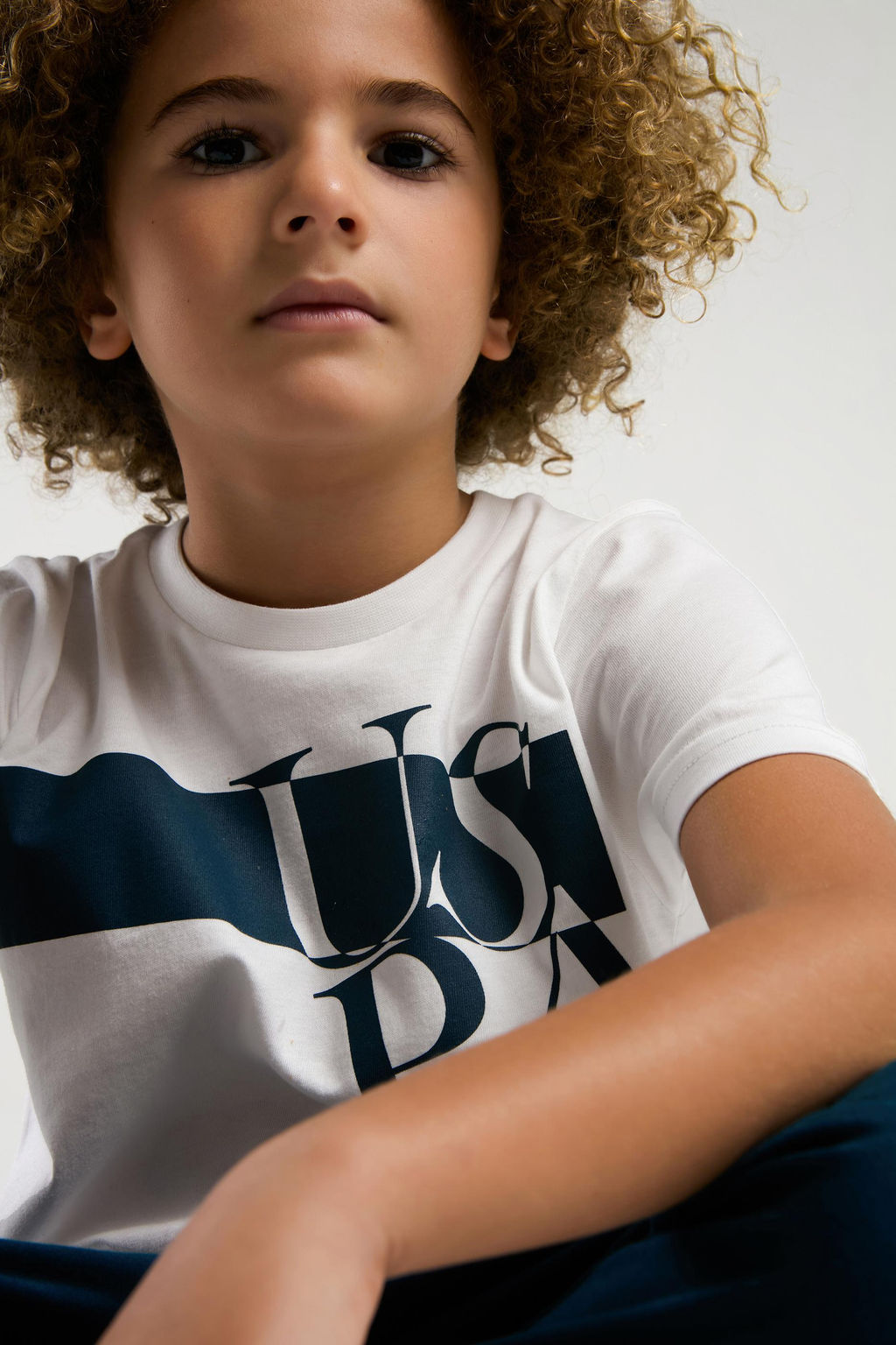 Erkek _ocuk Beyaz Pijama Tak_m_ Sepette S_rpriz _ndirim - U.s. polo assn фото 2