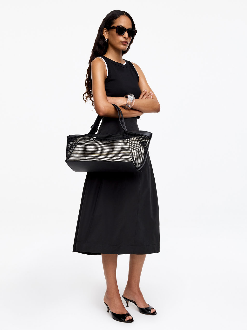 Falda midi de talle alto - H&m фото 3
