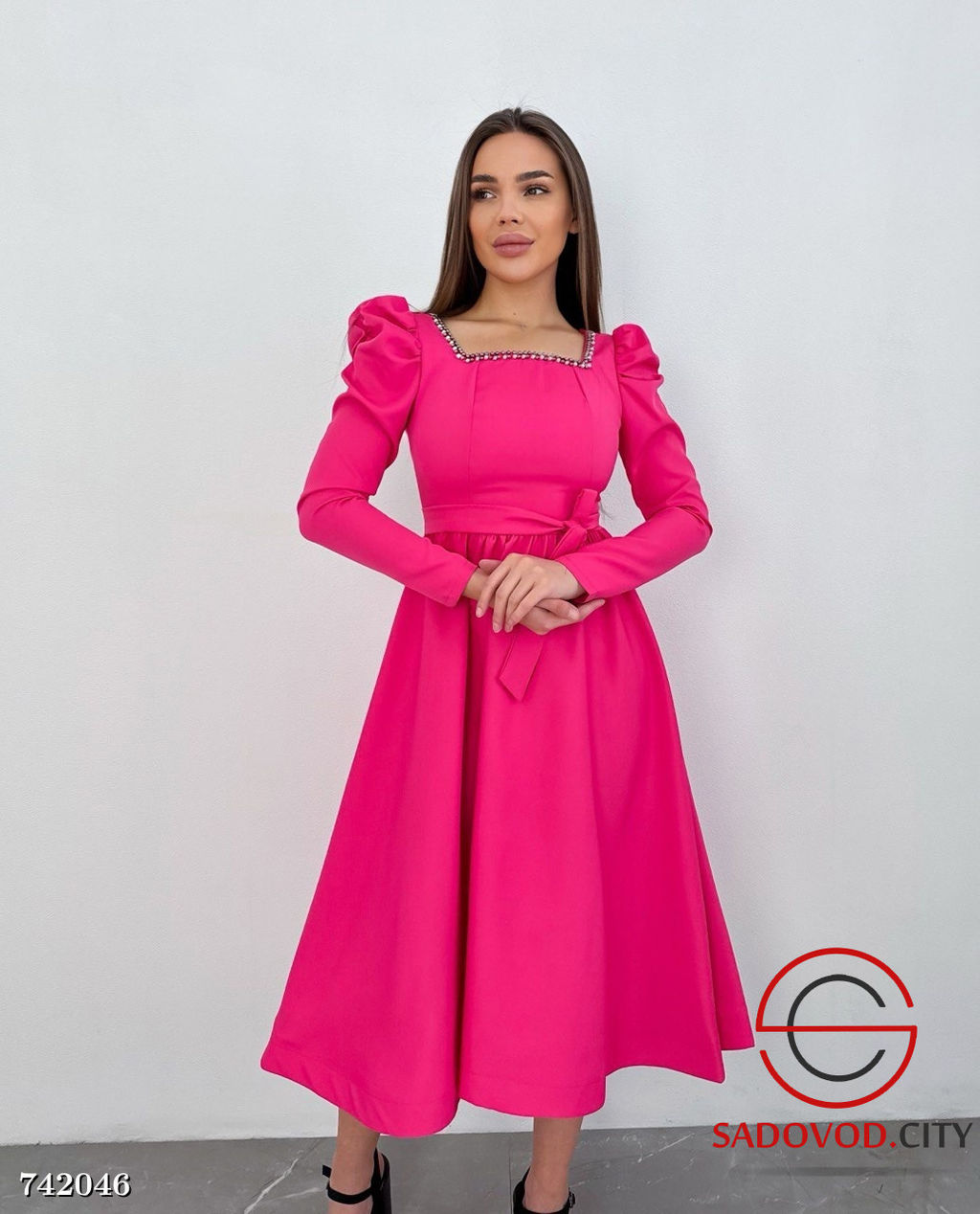 Нарядное платье с жемчужинами - Bruno фото 4