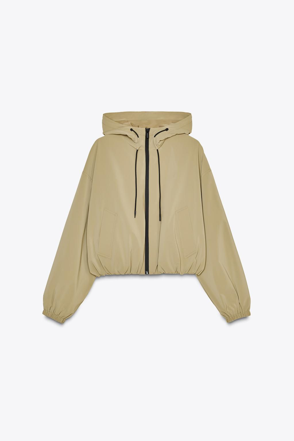 RUBBERISED HOODED JACKET - Zara фото 4