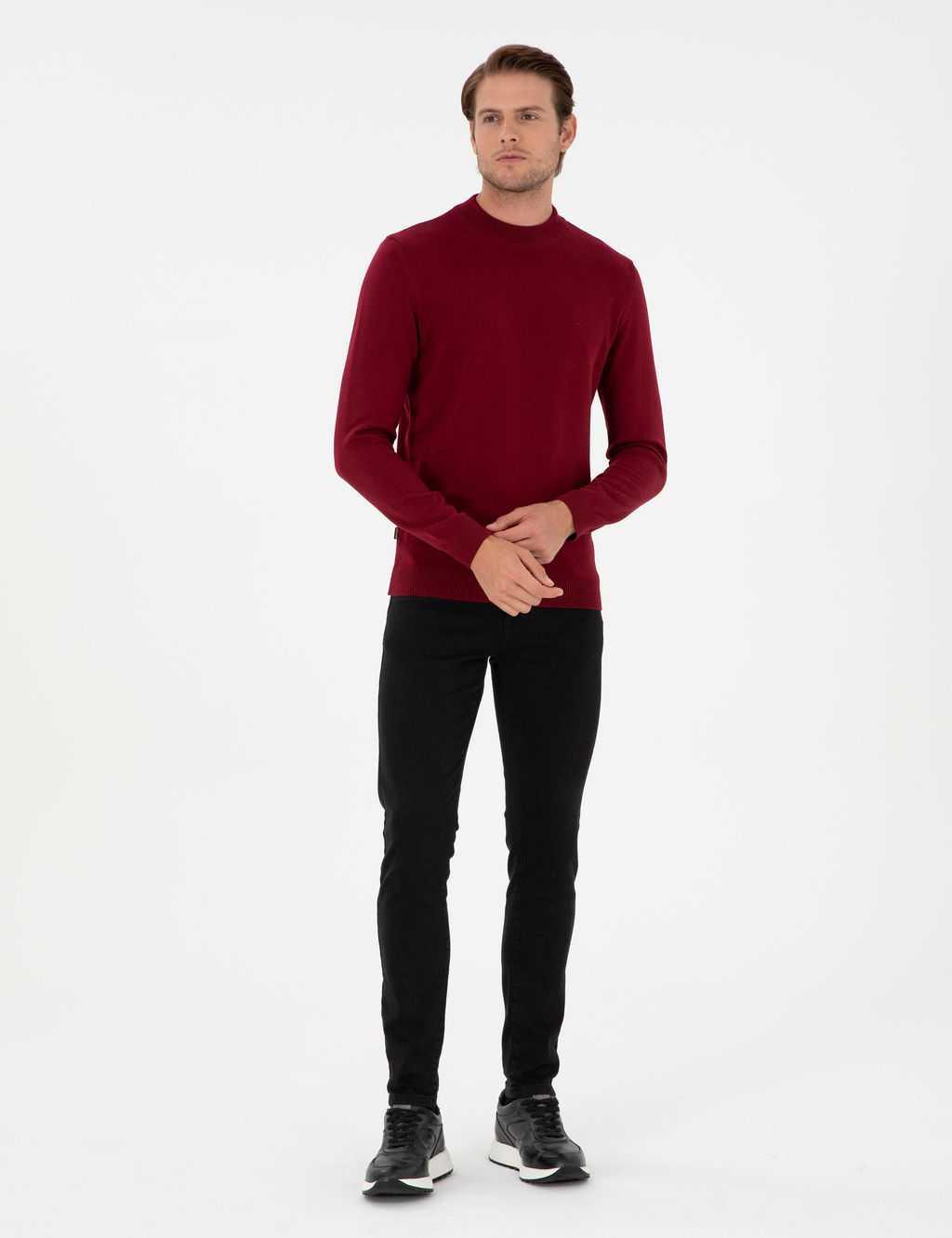 Siyah Slim Fit Jean Pantolon