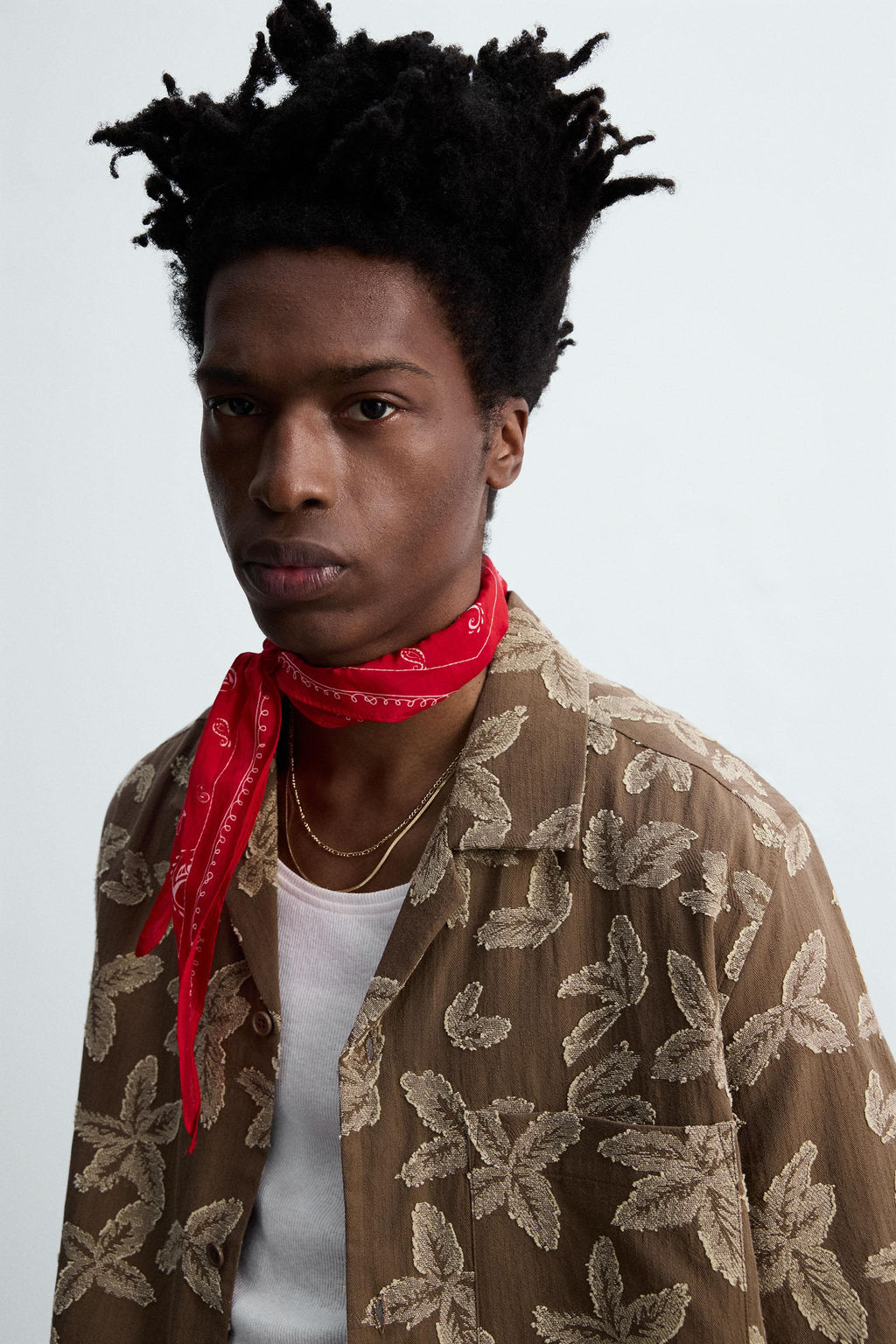 FLORAL JACQUARD SHIRT  OTIS KWAME KYE QUAICOE - Zara фото 13