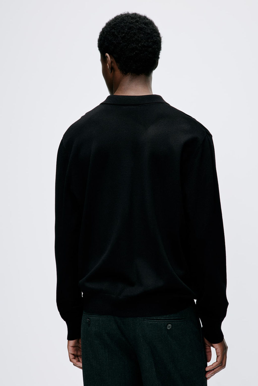 Polo de punto fino Slim Fit - H&m фото 4