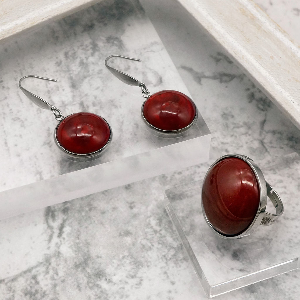 Серьги из муранского стекла CHERRY & CHOCOLATE LS3220