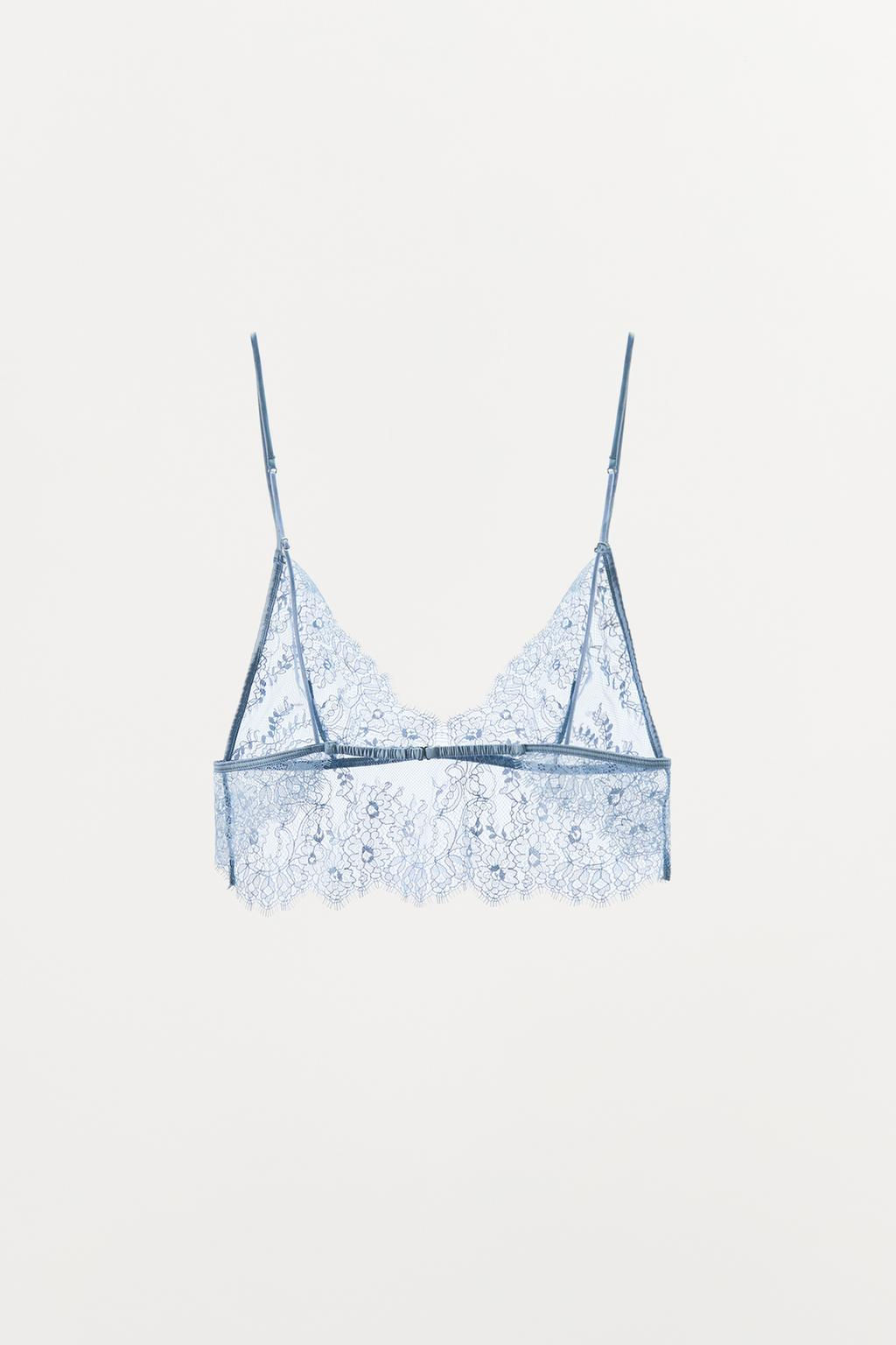 LACE TRIANGLE BRALETTE - Zara фото 5