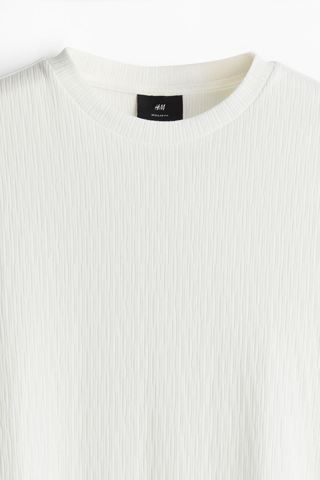 Camiseta texturizada Regular Fit - H&m фото 3