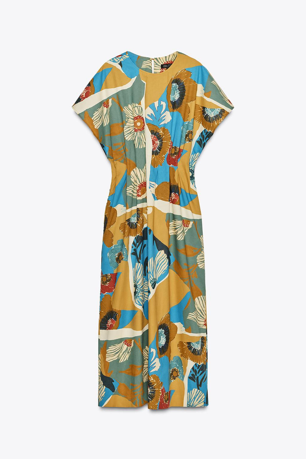 ZW COLLECTION PRINTED MIDI DRESS - Zara фото 5