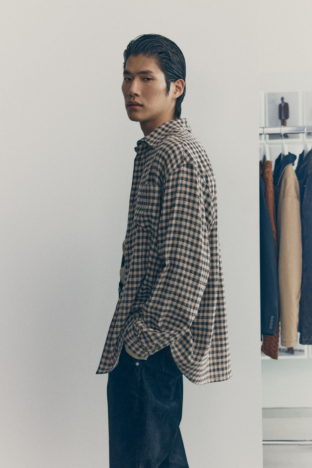 Camisa de cuadros en algod?n - H&m фото 3