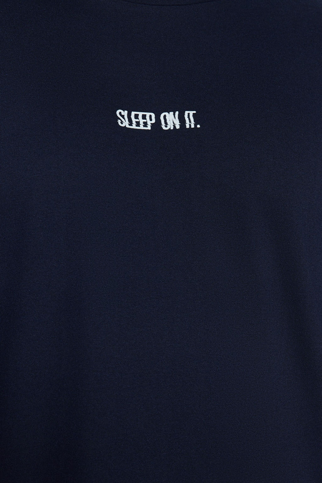TRENDYOL MAN Lacivert Regular Fit Bask?l? Orme Buyuk Beden Pijama Tak?m? TMNAW24AI00000 - Trendyolmilla фото 4