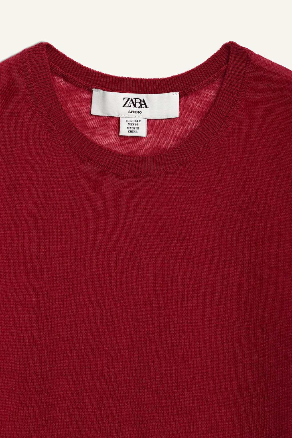 100% WOOL KNIT LIMITED EDITION TOP - Zara фото 7