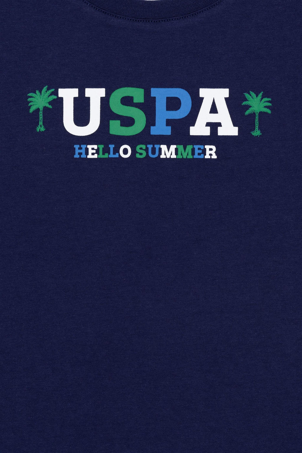 Детская темно-синяя футболка с круглым вырезом Неожиданная скидка в корзине - U.s. polo assn фото 6