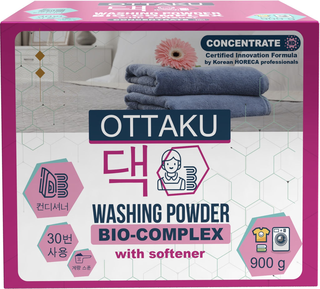 Концентрированный универсальный стиральный порошок с кондиционером BIO-COMPLEX, 0,90 - OTTAKU фото 2