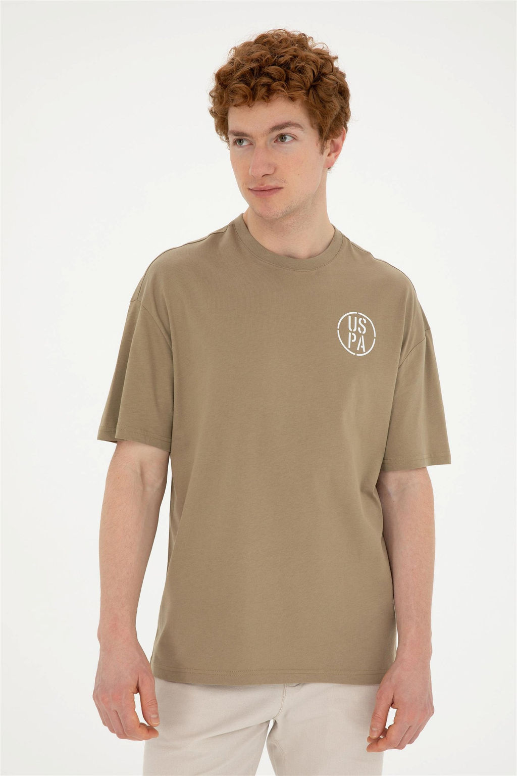 Мужская футболка цвета хаки Неожиданная скидка в корзине - U.s. polo assn фото 3