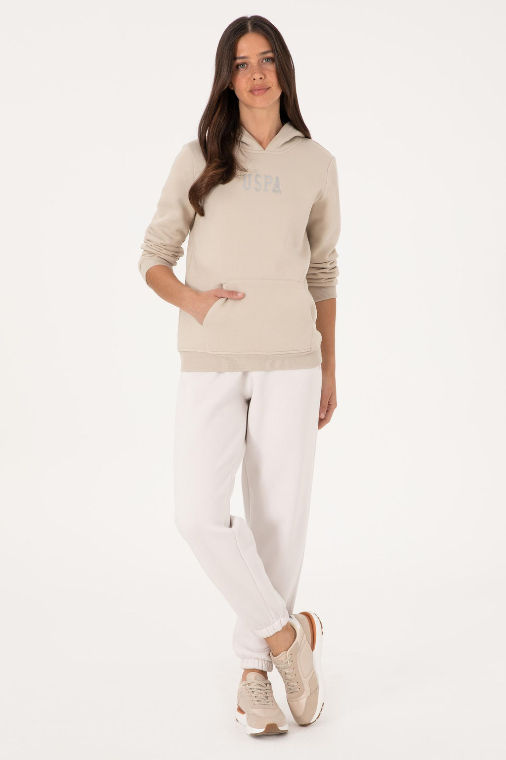 Kad_n Ta_ Basic Sweatshirt Sepette S_rpriz _ndirim - U.s. polo assn фото 4