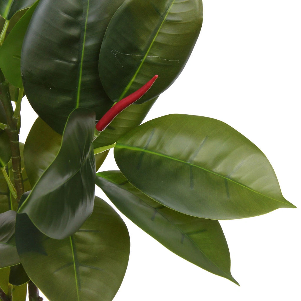 Искусственное растение "Ветка Фикуса" 100см зеленая