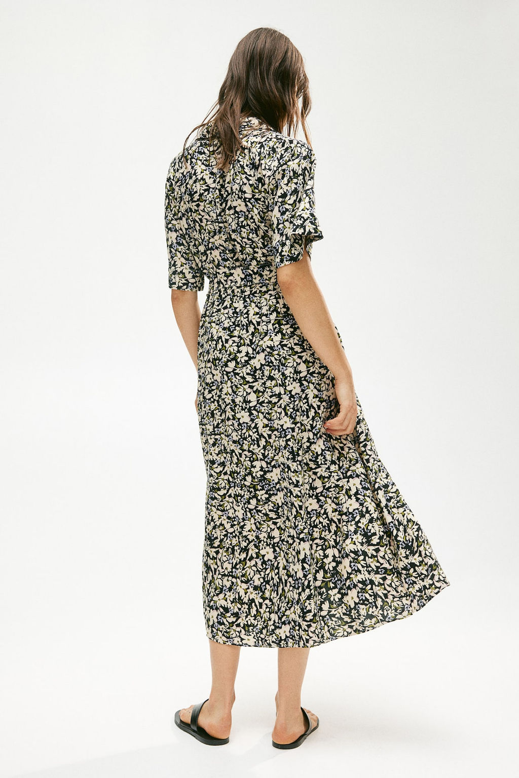 Vestido camisero con cinturon de anudar - H&m фото 21