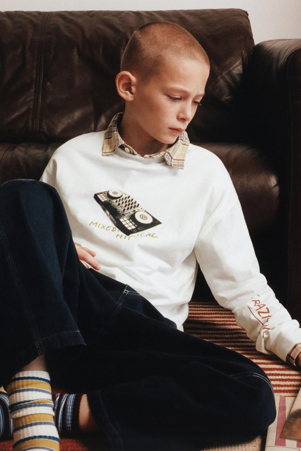 MUSIC PRINT T-SHIRT - Zara фото 5