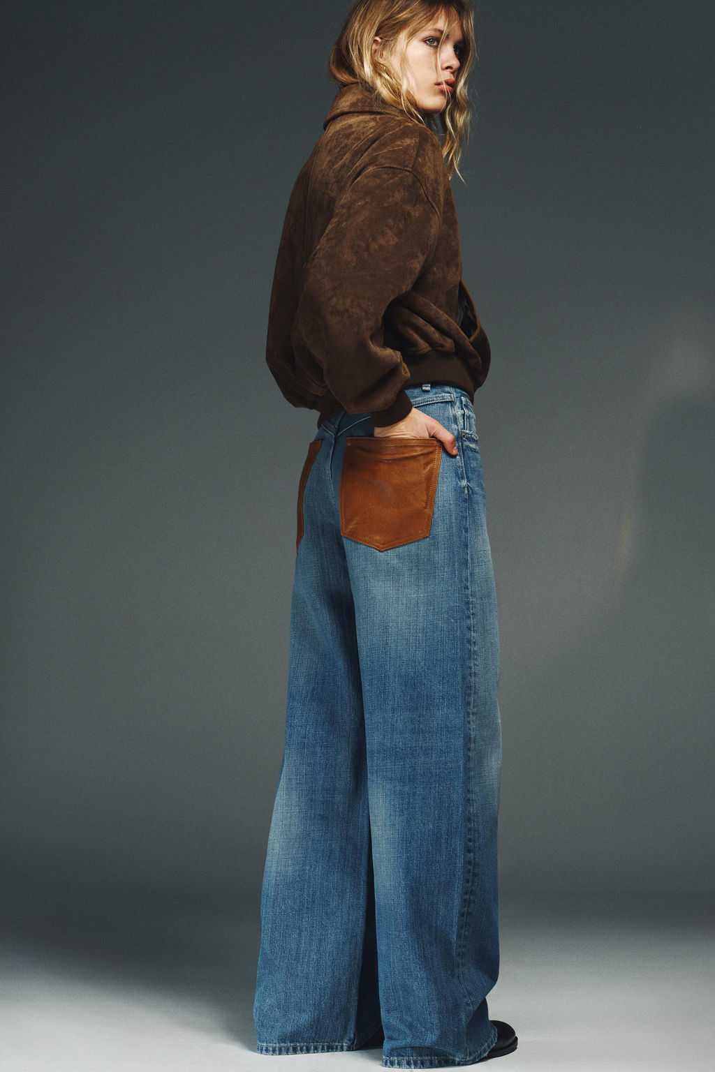 FAUX SUEDE JACKET - Zara фото 3