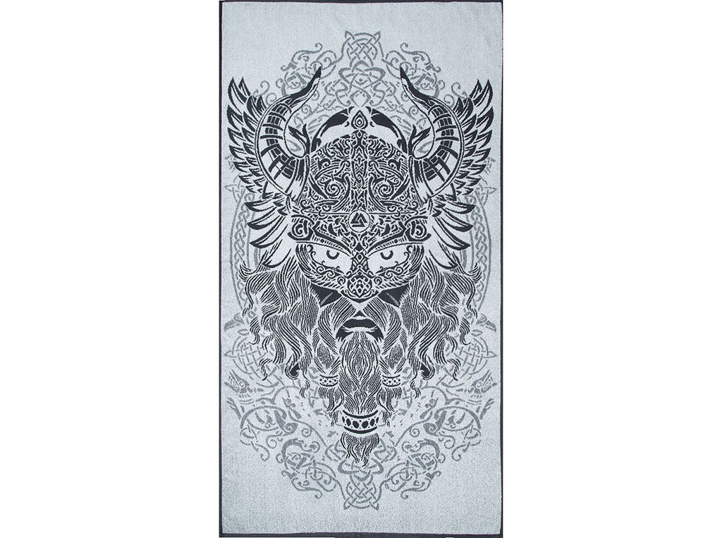 Полотенце махровое 6с102.413ж1 Викинг(антрацит) 81х160см