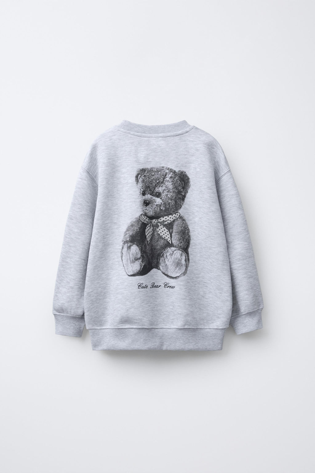 SUDADERA ESTAMPADO OSO / Gris vigor? - Zara фото 4