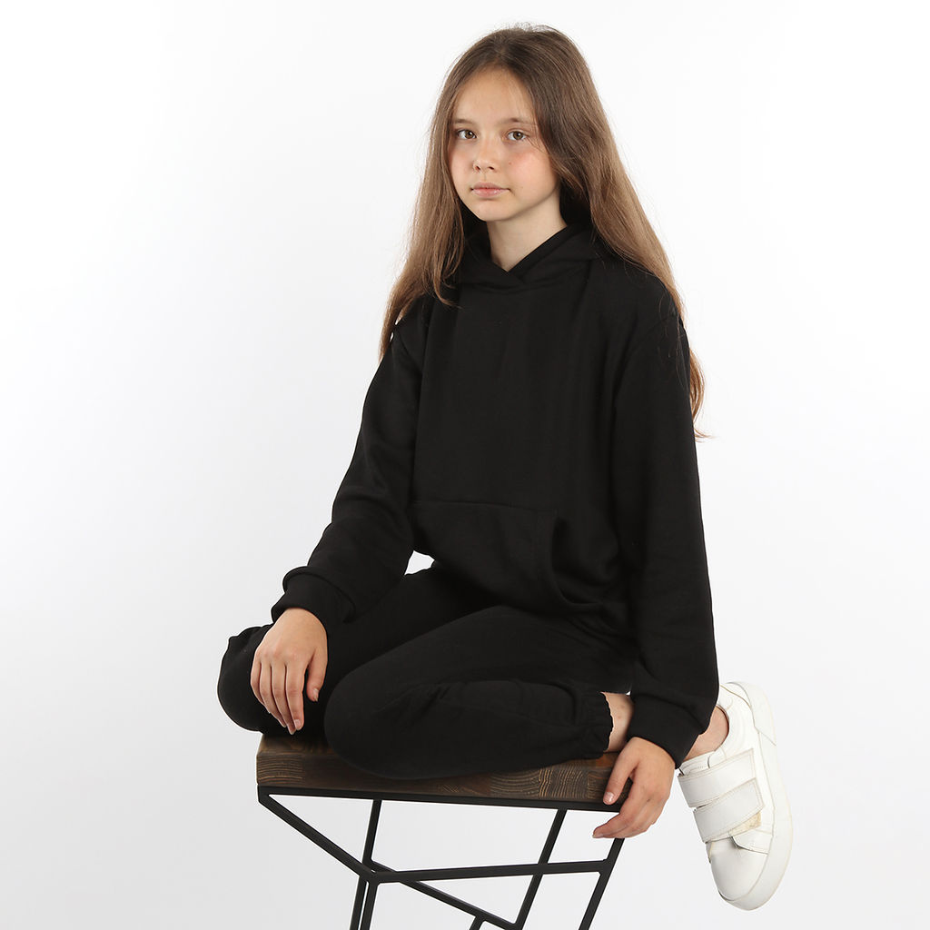 RODOS Толстовка для девочки М-268 Чёрный
